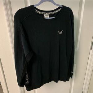 Victoria secret PINK black long sleeve shirt